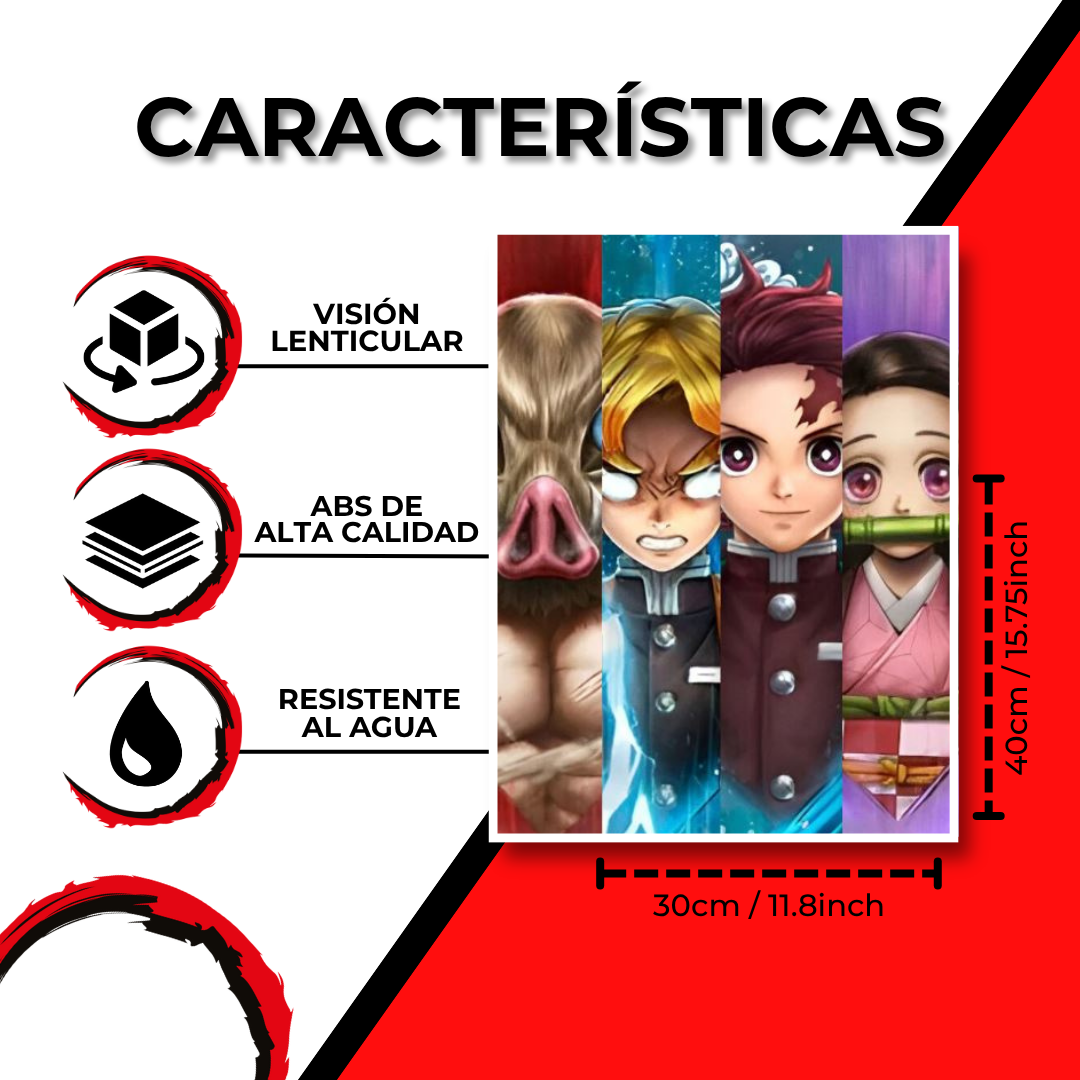 Cuadro Lenticular Kimetsu no Yaiba