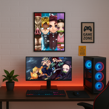 Cuadro Lenticular Kimetsu no Yaiba